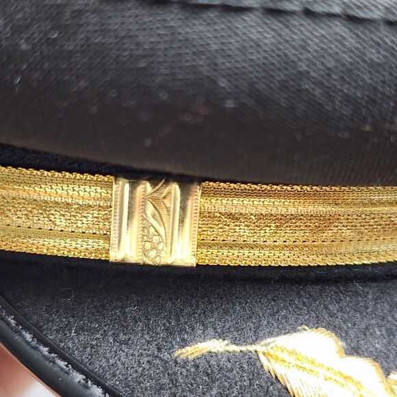 Vintage United Airlines Captain Pilot Hat Superior Uniform Co Chicago Size 7 1/4 - Picture 8 of 16